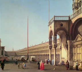 Piazza di San Marco, from the Piazzetta, in Venice